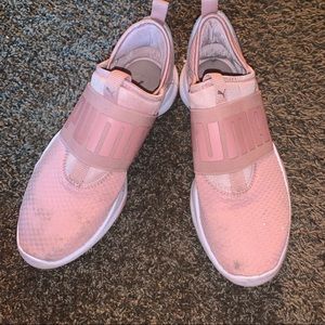 pink Puma shoes - size 7 - memory foam soles